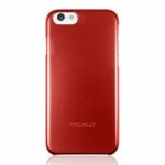 Macally – Metallic Snap-on Case iPhone 6/6s (red)