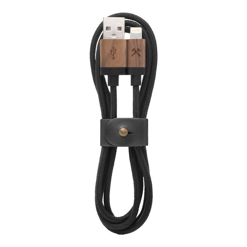 Woodcessories – EcoCable USB-Lightning (walnut/black)