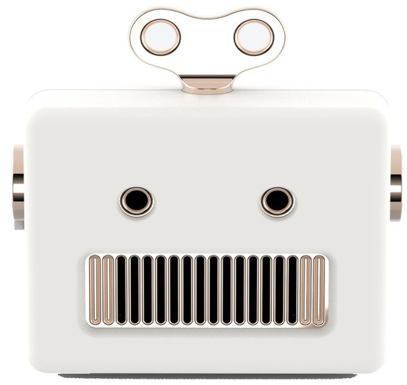 qushini – Bluetooth Robot Speaker (white)