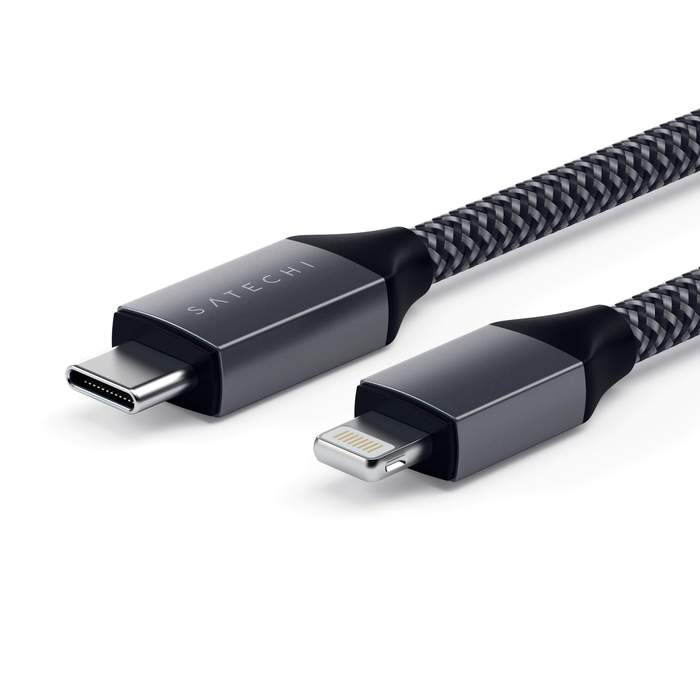Satechi – USB-C to Lighting Cable MFI (space grey)
