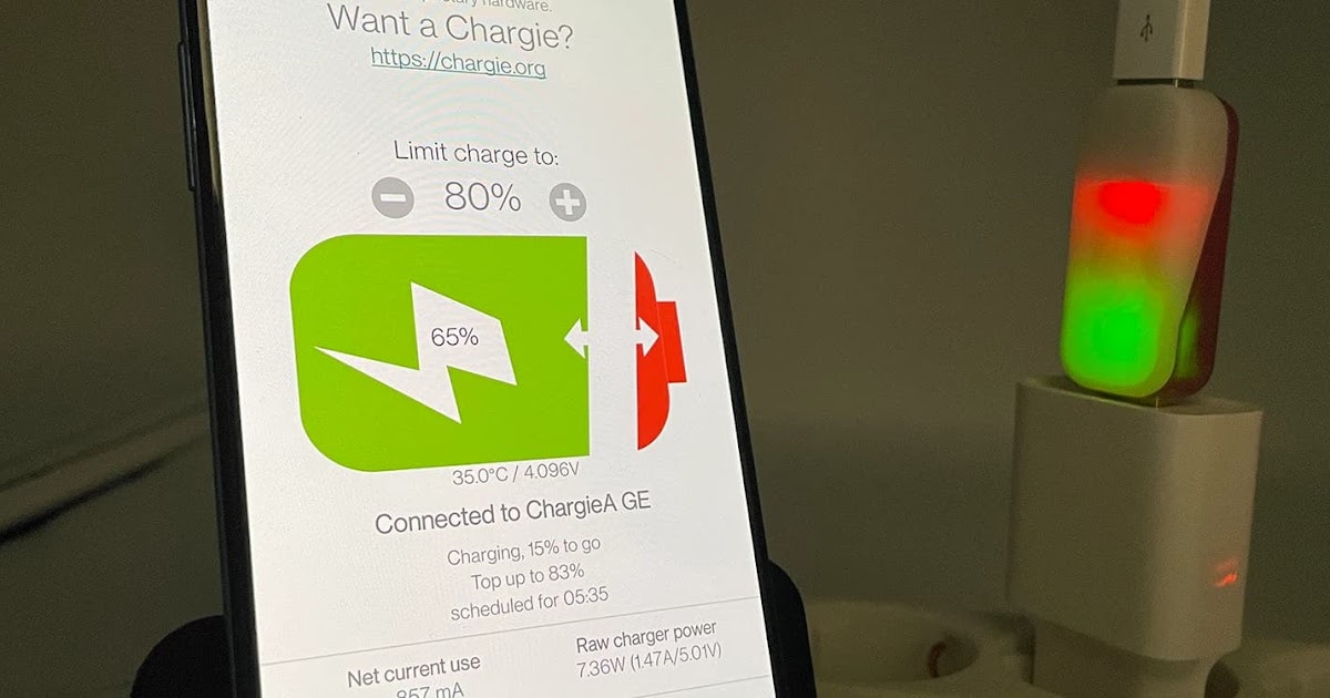 Chargie – Gold Edition USB – Limite o carregamento noturno para extender a vida útil da bateria