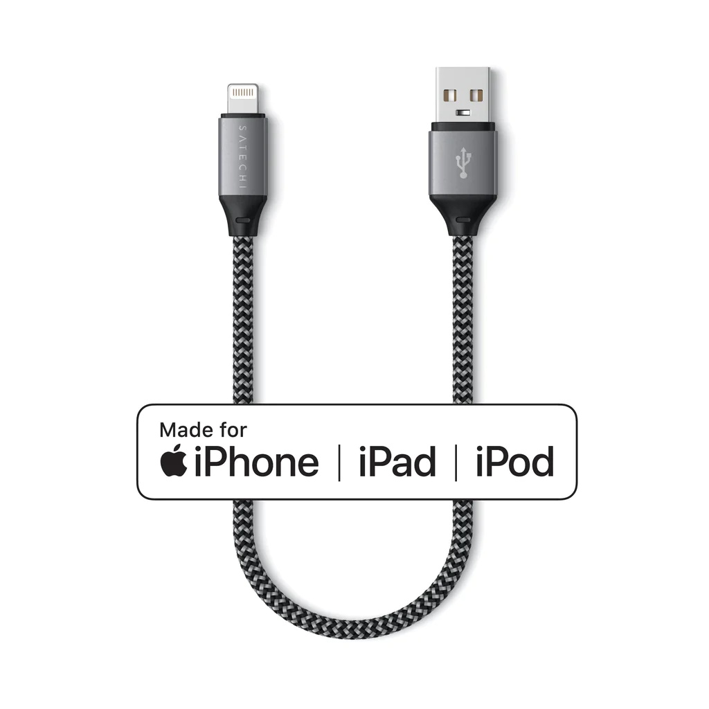 Satechi – USB-A to Lightning Cable (25cm)