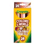Crayola – Colours of the World 24 Lápis de Cor