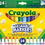 Crayola – Washable Markers Broad Line 24x