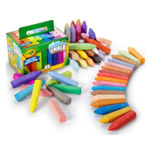 Crayola – Washable Outdoor Chalk Giz 48x