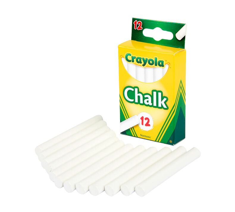 Crayola – Chalk Giz Branco 12x