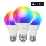Nanoleaf – Lâmpada A60/E27 Essentials Smart Bulb matter (3x)