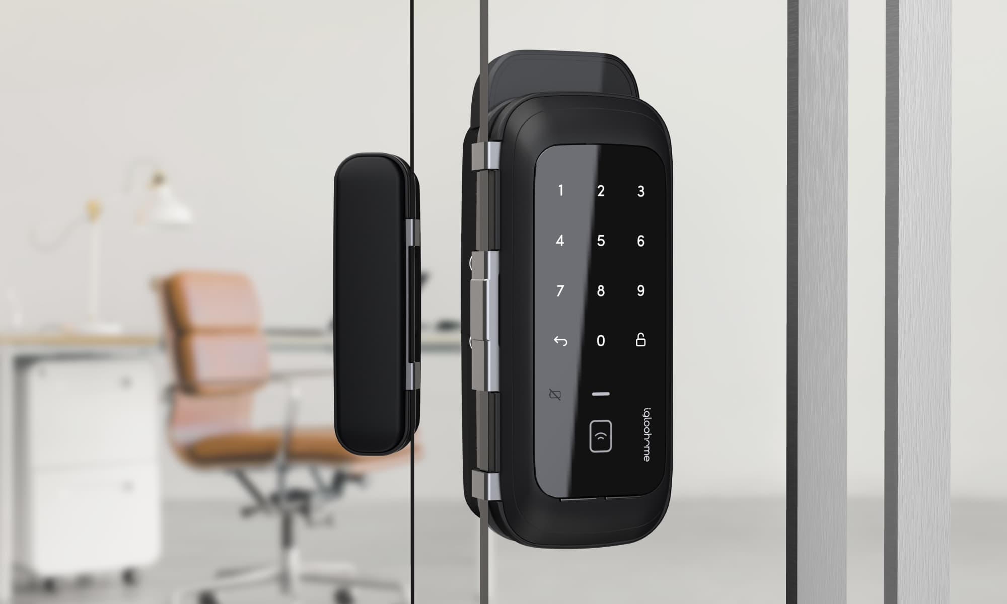 igloohome – Fechadura Glass Door Rim Lock